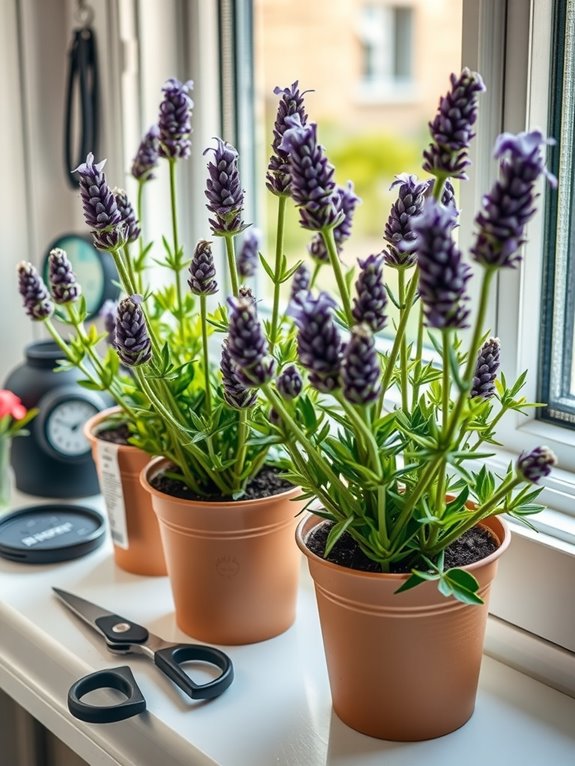 prune for dense lavender growth
