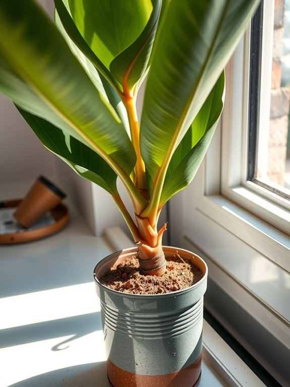 repot bird of paradise timing size care