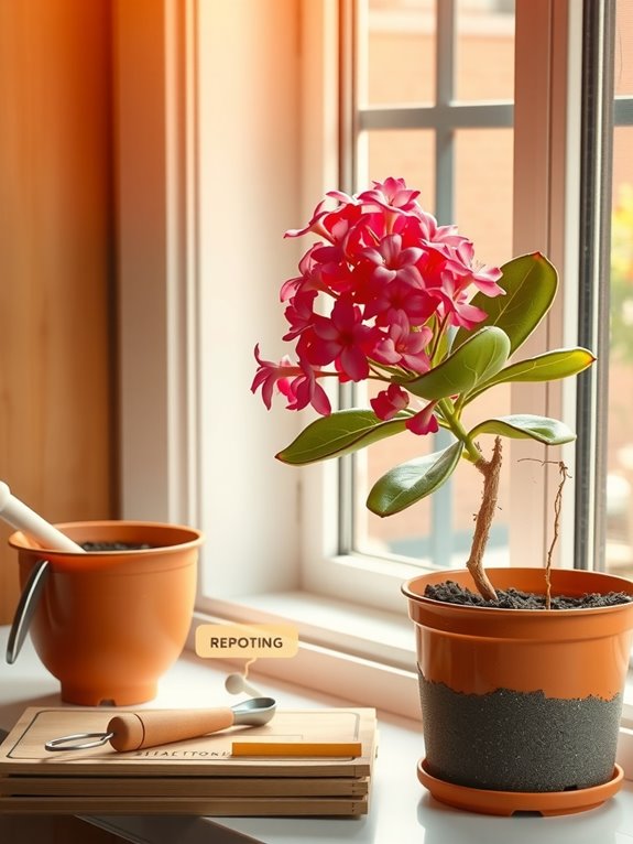 repot every two years refresh soil