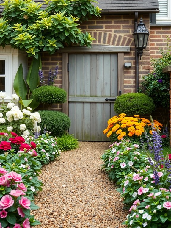 season long color coordinated garden palette