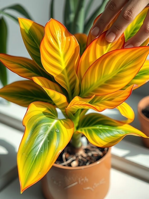 spring or summer repotting one size pot well draining soil
