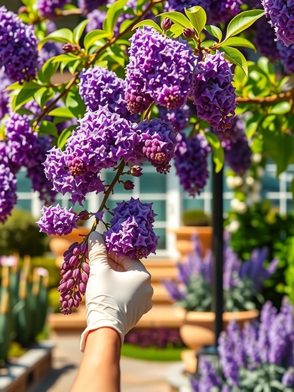 spring pruning for buddleia blooms