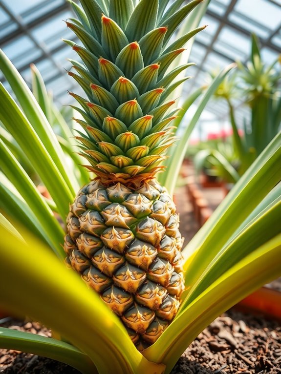 two to three year pineapple fruiting timeline