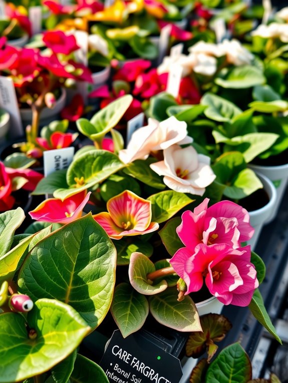 wax cane tuberous begonia suitability